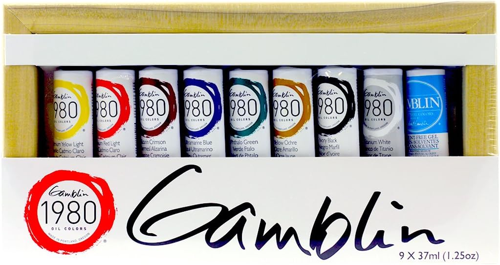 Essential Oil Painting Supplies - Gamblin 1980 kit.